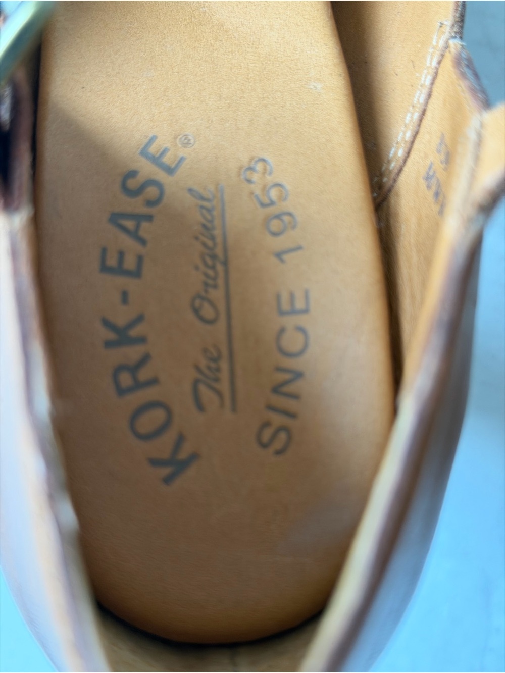 Kork-Ease Brown Leather Mary Jane Block Heel Pumps with Ankle Strap - Picture 8 of 9